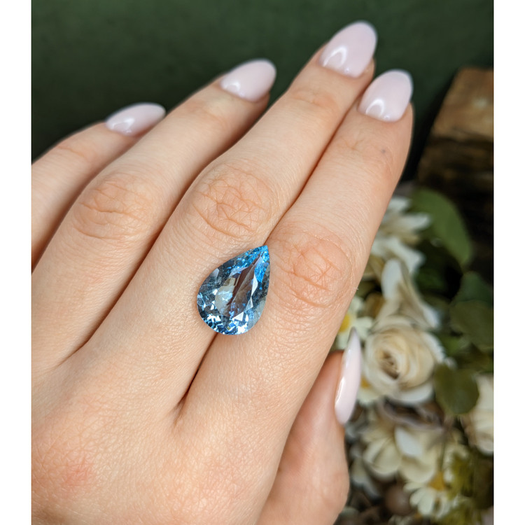 5.89 Ct. Blue Aquamarine from Brazil