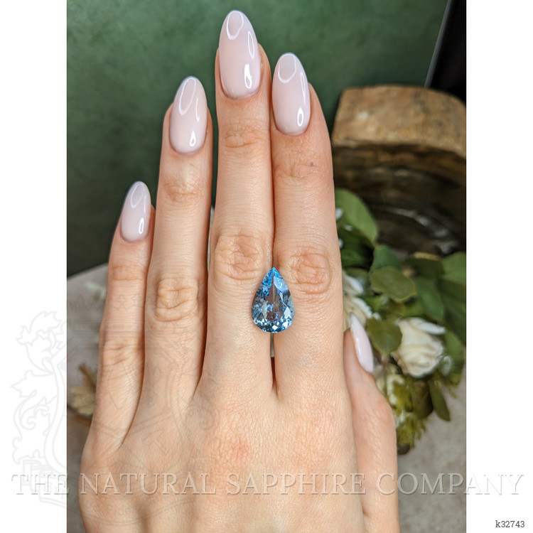 5.89 Ct. Blue Aquamarine from Brazil