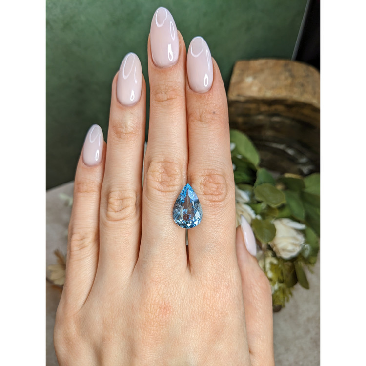5.89 Ct. Blue Aquamarine from Brazil