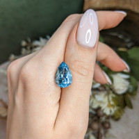 6.37 Ct. Blue Aquamarine from Brazil Life Style
