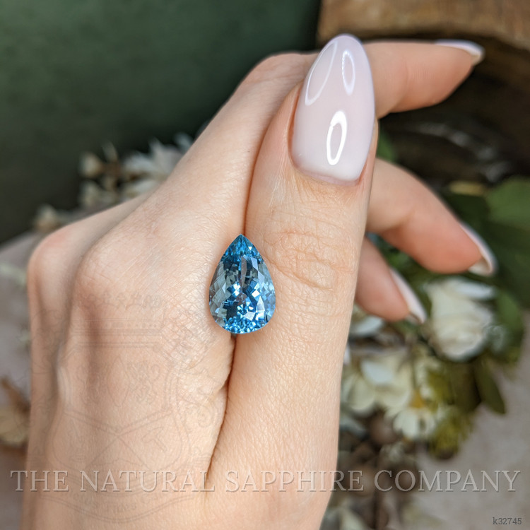 6.37 Ct. Blue Aquamarine from Brazil