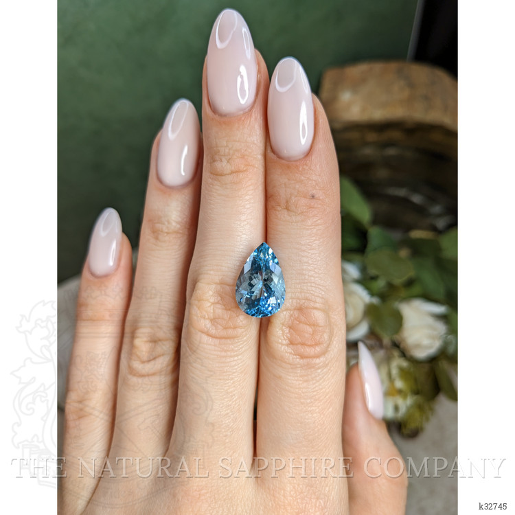 6.37 Ct. Blue Aquamarine from Brazil