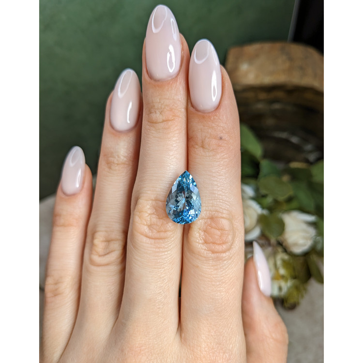 6.37 Ct. Blue Aquamarine from Brazil