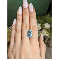 8.01 Ct. Blue Aquamarine from Brazil Life Style