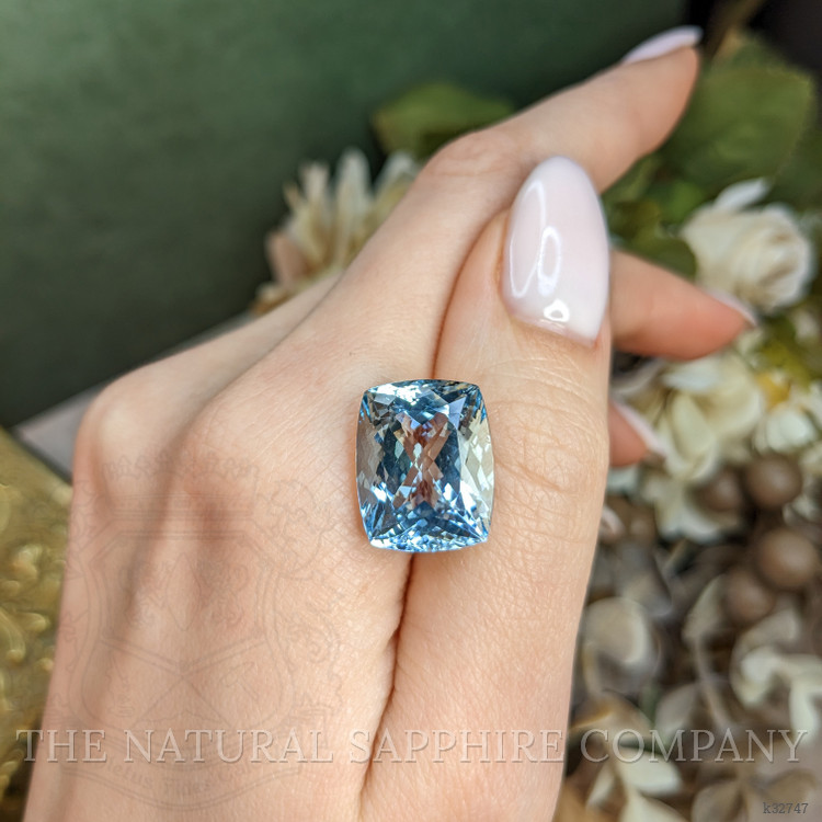15.61 Ct. Blue Aquamarine from Brazil