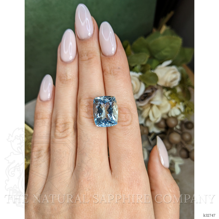 15.61 Ct. Blue Aquamarine from Brazil
