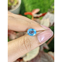 2.70 Ct. Swiss Blue Topaz from Ceylon (Sri Lanka) Life Style