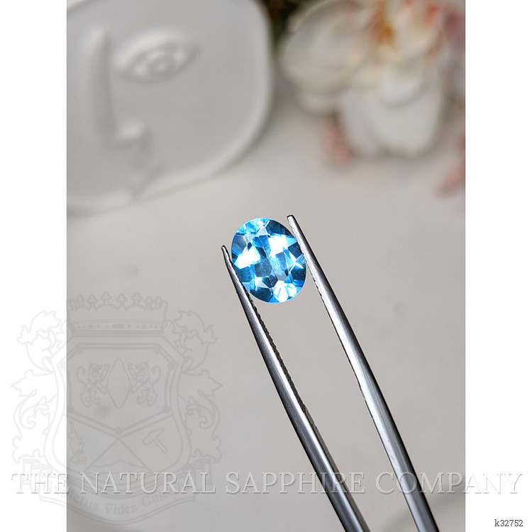 2.59 Ct. Swiss Blue Topaz from Ceylon (Sri Lanka)