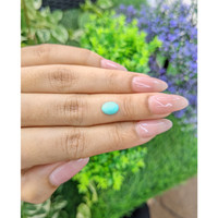 1.25 Ct. Cabochon Turquoise from Persia Life Style