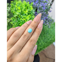1.55 Ct. Cabochon Turquoise from Persia Life Style