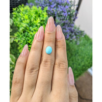 1.55 Ct. Cabochon Turquoise from Persia Life Style