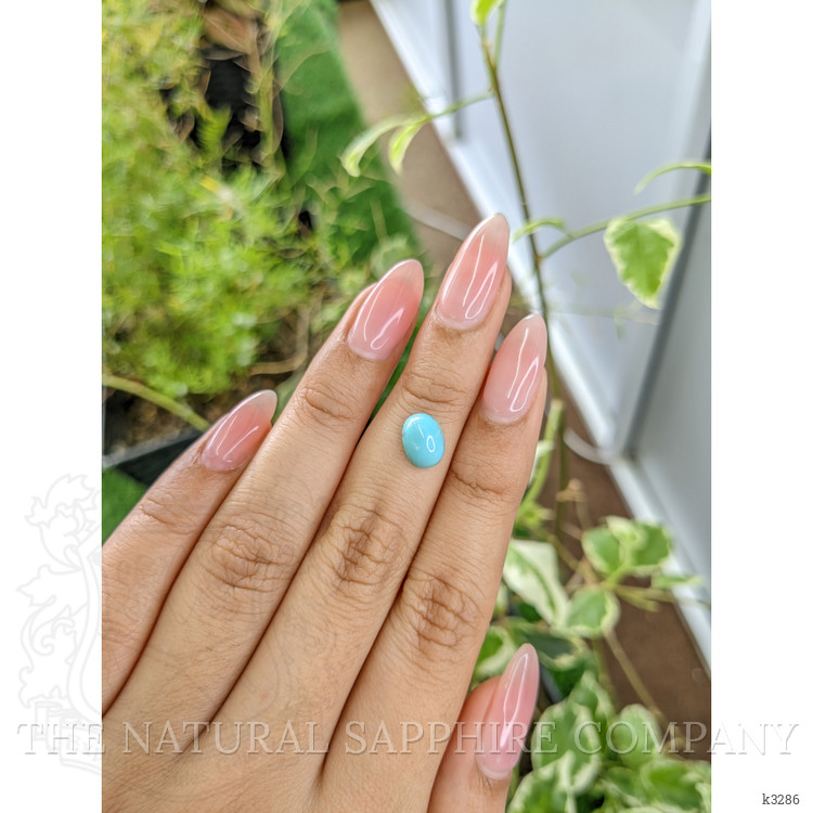 1.86 Ct. Cabochon Turquoise from Persia