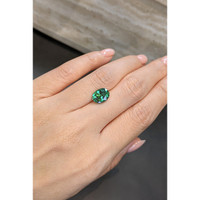 2.76 Ct. Bluish Green Tourmaline from Brazil Life Style