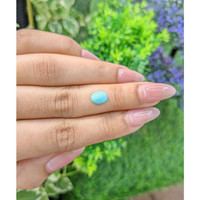 1.08 Ct. Cabochon Turquoise from Persia Life Style