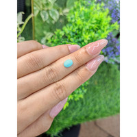 1.08 Ct. Cabochon Turquoise from Persia Life Style