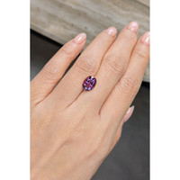 2.51 Ct. Pinkish Purple Spinel from Tanzania Life Style