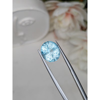 5.95 Ct. Blue Aquamarine from Brazil Life Style