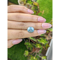5.95 Ct. Blue Aquamarine from Brazil Life Style