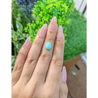 2.75 Ct. Cabochon Turquoise from Persia Life Style