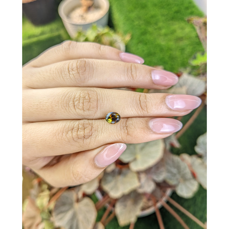 1.38 Ct. Bi Color Andalusite from Brazil