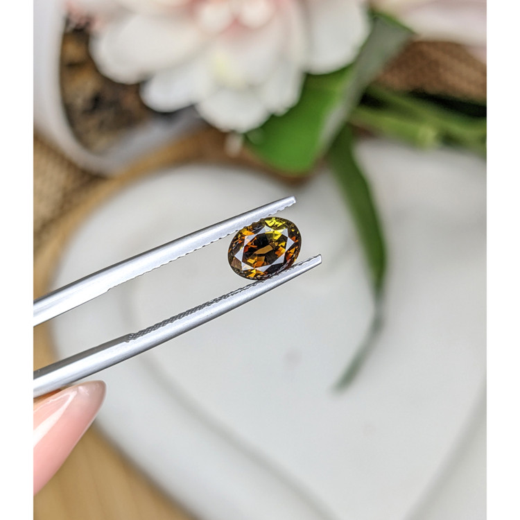 1.38 Ct. Bi Color Andalusite from Brazil