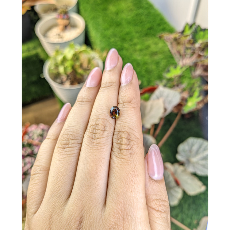 1.38 Ct. Bi Color Andalusite from Brazil
