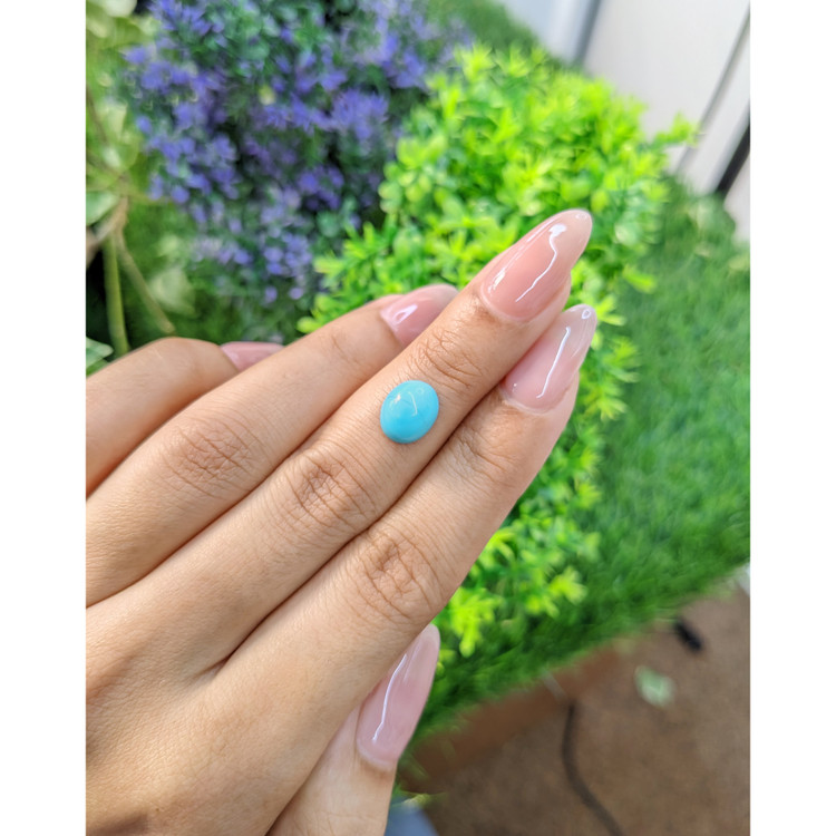 2.22 Ct. Cabochon Turquoise from Persia