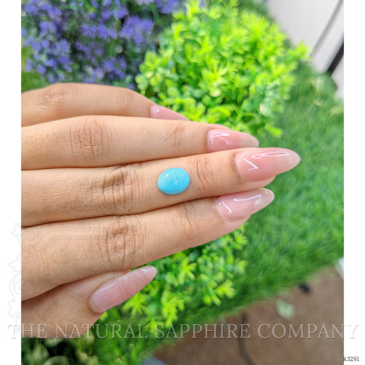 2.22 Ct. Cabochon Turquoise from Persia