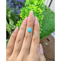 2.22 Ct. Cabochon Turquoise from Persia Life Style
