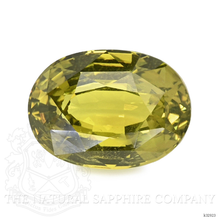 4.25 Ct. Greenish Yellow Chrysoberyl from Ceylon (Sri Lanka)