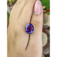 8.31 Ct. Purple Amethyst from Ceylon (Sri Lanka) Life Style