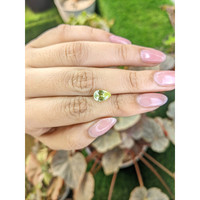 1.97 Ct. Greenish Yellow Chrysoberyl from Ceylon (Sri Lanka) Life Style