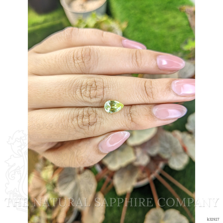 1.97 Ct. Greenish Yellow Chrysoberyl from Ceylon (Sri Lanka)