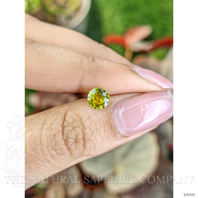0.96 Ct. Greenish Yellow Chrysoberyl from Ceylon (Sri Lanka)