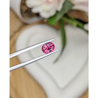 1.25 Ct. Purplish Pink Garnet from Ceylon (Sri Lanka) Life Style