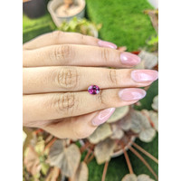 1.25 Ct. Purplish Pink Garnet from Ceylon (Sri Lanka) Life Style