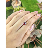 1.23 Ct. Purplish Pink Garnet from Ceylon (Sri Lanka) Life Style