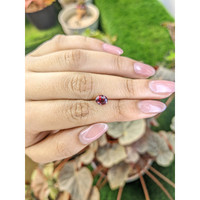1.40 Ct. Red Garnet from Ceylon (Sri Lanka) Life Style