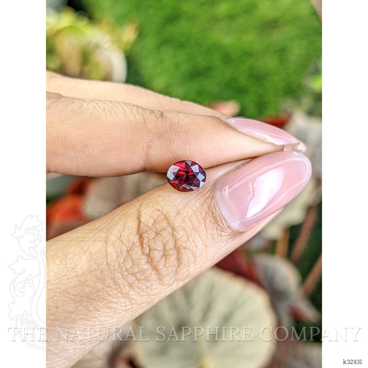 1.40 Ct. Red Garnet from Ceylon (Sri Lanka)
