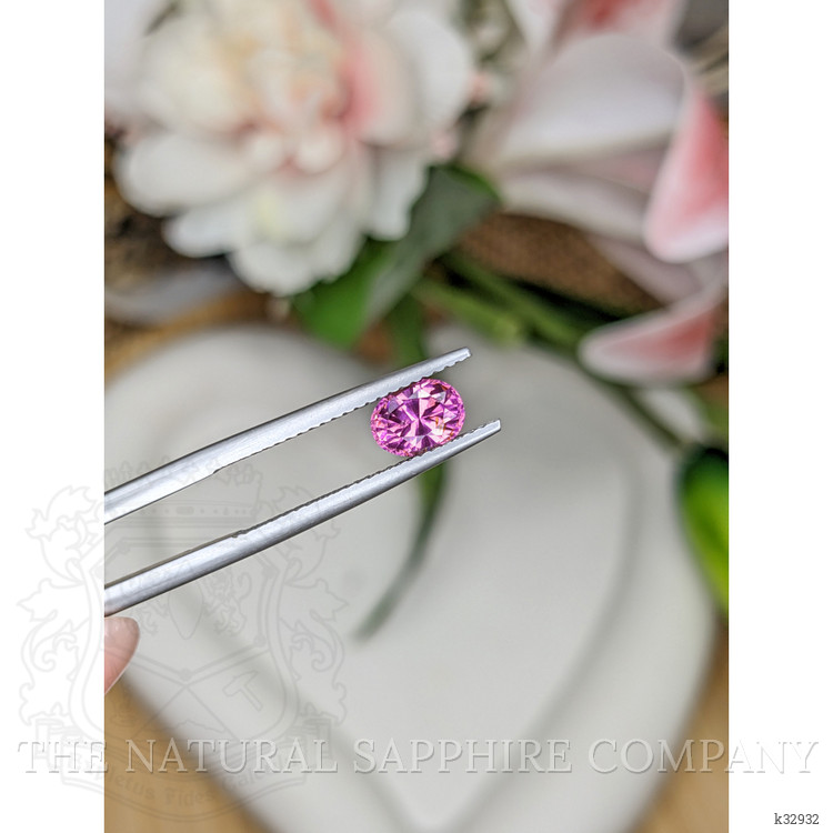 1.00 Ct. Pinkish Purple Garnet from Ceylon (Sri Lanka)