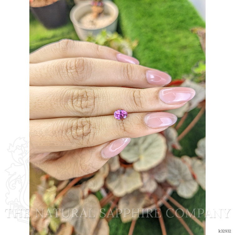 1.00 Ct. Pinkish Purple Garnet from Ceylon (Sri Lanka)