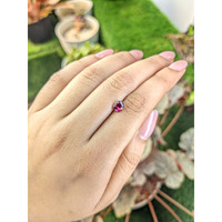 1.02 Ct. Purplish Pink Garnet from Ceylon (Sri Lanka) Life Style