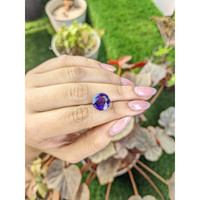 5.29 Ct. Purple Amethyst from Ceylon (Sri Lanka) Life Style