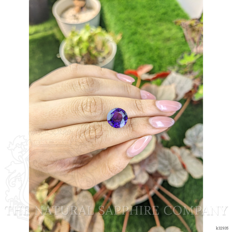 5.29 Ct. Purple Amethyst from Ceylon (Sri Lanka)