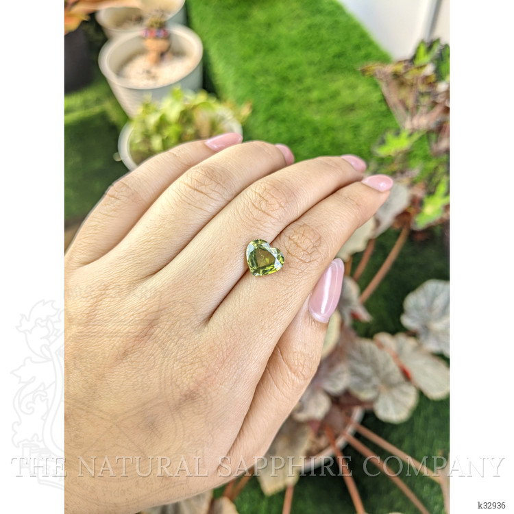 3.97 Ct. Greenish Yellow Zircon from Ceylon (Sri Lanka)