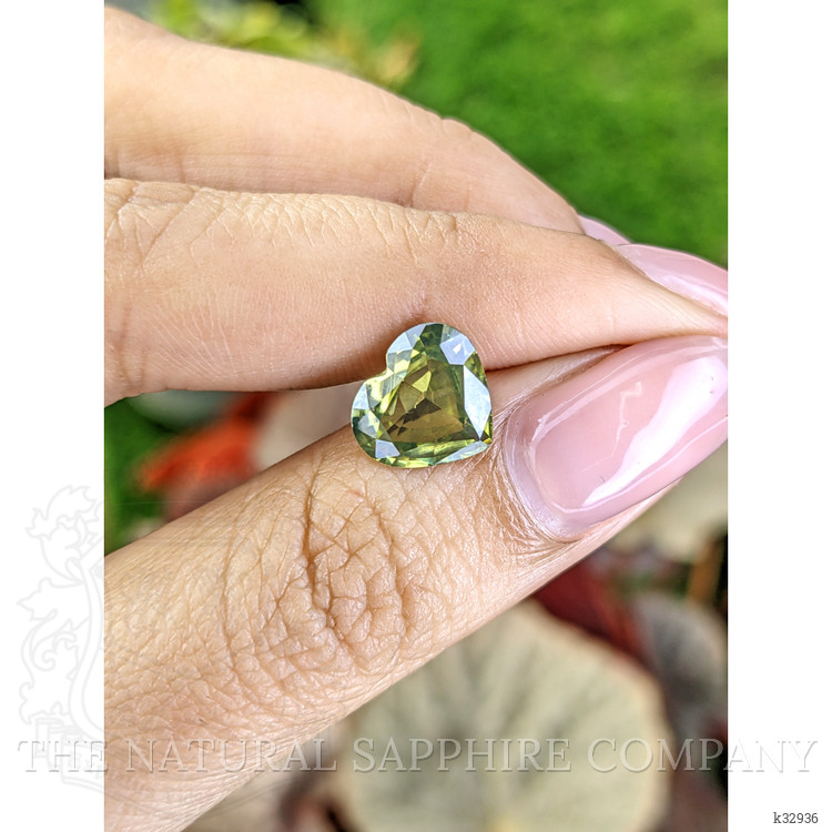 3.97 Ct. Greenish Yellow Zircon from Ceylon (Sri Lanka)