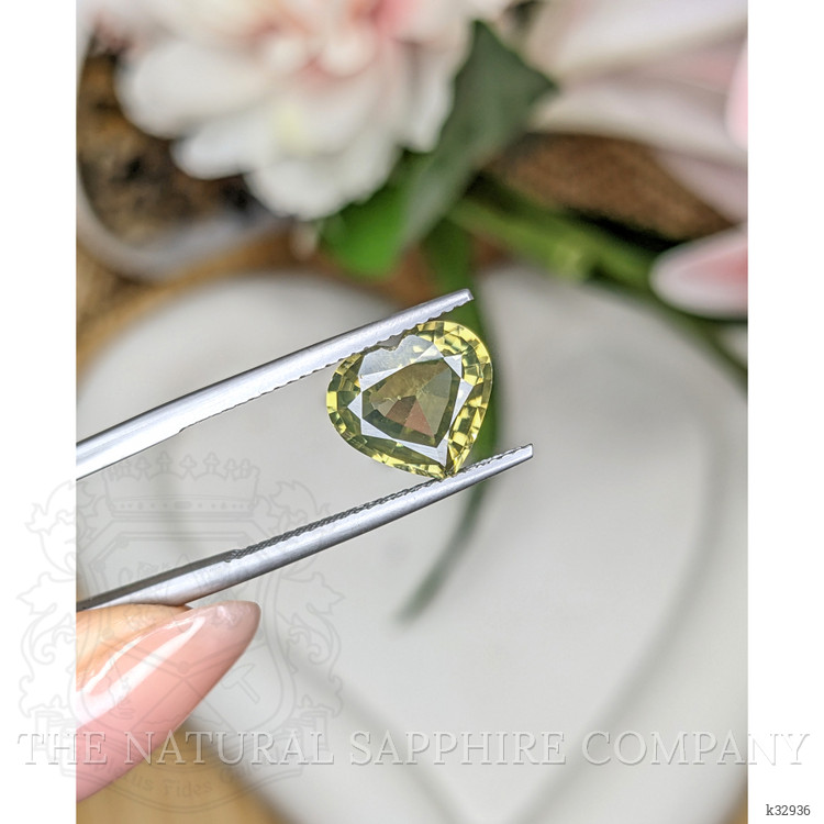 3.97 Ct. Greenish Yellow Zircon from Ceylon (Sri Lanka)