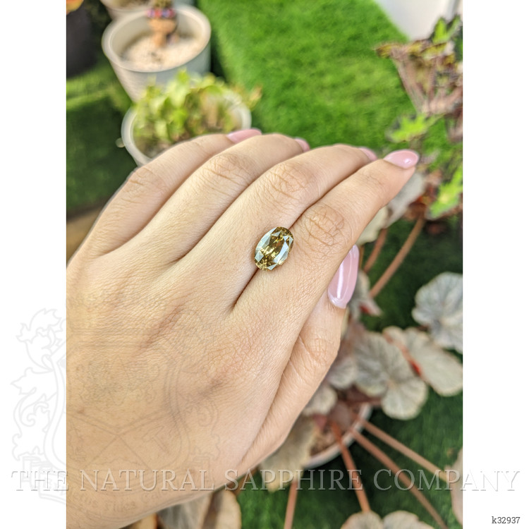 6.07 Ct. Yellowish Brown Zircon from Ceylon (Sri Lanka)
