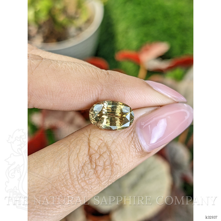 6.07 Ct. Yellowish Brown Zircon from Ceylon (Sri Lanka)