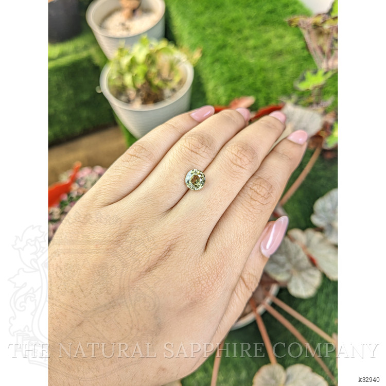 2.48 Ct. Greenish Yellow Zircon from Ceylon (Sri Lanka)